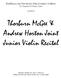 Thorburn McGee & Andrew Horton Joint Junior Violin Recital