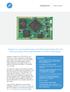 Jalapeno. Data sheet. Jalapeno is a very powerful quad-core CPU based module with dual band concurrent radio supporting ac Wave 2 technology