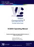 Vision Components. The Smart Camera People. VC20XX Operating Manual. Hardware Specifications and special Software Functions of VC20XX Smart Cameras