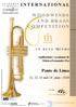 6th INTERNATIONAL WOODWINDS AND BRASS COMPETITION IN THE ALTO MINHO PORTUGAL 21 st June 24 th June