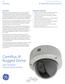 CamPlus IP Rugged Dome. GE Security. Video Surveillance IP Network Dome Camera. high-resolution network dome camera. Overview.