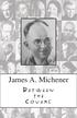 James A. Michener BETWEEN THE COVERS