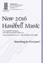 New 2016 Handbell Music
