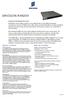 Ericsson RX8200. Advanced Modular Receiver BASE UNIT FEATURES PRODUCT OVERVIEW