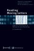 Roberto Simanowski, Jörgen Schäfer, Peter Gendolla (eds.) Reading Moving Letters