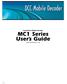 MC1 Series User s Guide