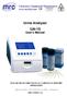 Urine Analyzer UA-15. User s Manual PLEASE READ THIS MANUAL CAREFULLY BEFORE OPERATION