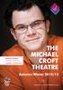 THE MICHAEL CROFT THEATRE. Autumn/Winter 2012/13. Dominic Holland. Saturday 15 December. Michael. the. Theatre. Croft. Comic gold Sunday Times