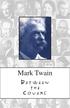 Mark Twain. Between. the. Covers