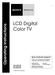 LCD Digital Color TV. Operating Instructions. Sony Customer Support KDL-52Z5100 KDL-46Z5100 KDL-40Z5100