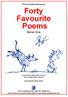 Forty Favourite Poems