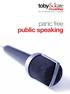 panic free public speaking