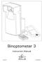 Binoptometer 3. Instruction Manual