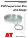 EV2 Evaporation Pan and Gauge