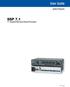 User Guide SSP 7.1. Audio Products. 7.1 Channel Surround Sound Processor Rev. D 12 17