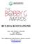 RULES & REGULATIONS. Attn: The Bobby G Awards th St Denver, CO 80204
