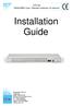 Installation Guide. CTI/16 RS422/BBV Coax Telemetry Interface 16 channel. Building Block Video Ltd., Diplocks 17 Apex Park Industrial Estate,