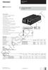 HID control gear Electronic. PCIS, PCS outdoor FOX B011 PCI outdoor. Ordering data. Circuit power1. tc/ta for 60,000 h For luminaires with 1 lamp