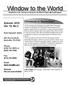 Window to the World Newsletter of the Tennessee Library for the Blind & Physically Handicapped