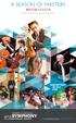 A SEASON OF MASTERS 2017/18 SEASON SUBSCRIPTIONS ON SALE NOW. ncsymphony.org GRANT LLEWELLYN, MUSIC DIRECTOR PHILIPPE QUINT