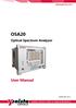 OSA20 Optical Spectrum Analyzer User Manual OSA20_UM_1.7v1.1