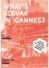 WHAT S SLOVAK IN CANNES?