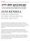 JANE RENDELL (THE RE-ASSERTION OF TIME INTO) CRITICAL