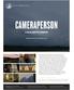 CAMERAPERSON A FILM BY KIRSTEN JOHNSON. presents. A Big Mouth Productions and Fork Films production