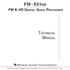 FM & HD Digital Audio Processor. Technical Manual. 600 Industrial Drive, New Bern, North Carolina (tel / fax )