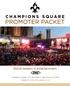 PROMOTER PACKET. World leaders in entertainment.  Champions Square P.O. Box New Orleans, LA 70152