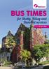 BUS TIMES BUS TIMES. for Sketty, Killay and Dunvant services. from 10 April 2016