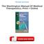 The Washington Manual Of Medical Therapeutics, Print + Online PDF