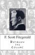 F. Scott Fitzgerald. Between. the. Covers