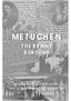 Compiled by the Metuchen Historic Preservation Committee