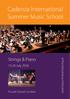 Cadenza International Summer Music School