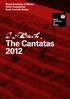 Royal Academy of Music / Kohn Foundation Bach Cantata Series. The Cantatas 2012