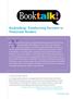Booktalking: Transforming Dormant to Passionate ReadersIn a Nothing gets kids to pick up a