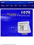 Philips 107E Electronic User's Manual