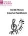 GCSE Music Course Handbook