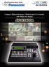 Compact, High-performance, Multi-format Live Switcher with Multi-view display