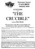 THE CRUCIBLE directed by Kim Martin
