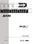 A-Net In. v.2. Power. Input Module. User Guide F rev Aviom, Inc.