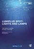 LUMIPLUS SPOT- LIGHTS AND LAMPS