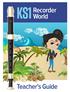 KS1 Recorder. World CONTENTS. An Introduction to KS1 Recorder World...