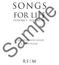 Sample SONGS FOR LIFE VOLUME 1 FULL MUSIC. Compiled by Geoff Weaver. & David Ogden