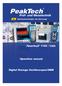 PeakTech 1195 / Operation manual. Digital Storage Oscilloscopes/DMM