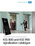 KSS 800 and KSS 900 signalization catalogue