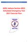 2017 INDIANA SECTION ARES SIMULATED EMERGENCY TEST. ARRL Indiana Section ARES Simulated Emergency Test 2017 Exercise Plan