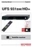 Operating Manual Englisch UFS 931sw/HD+
