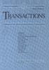 Transactions AT I CAL EDITED BY. Avner D. Ash James E. Baumgartner, Managing Editor